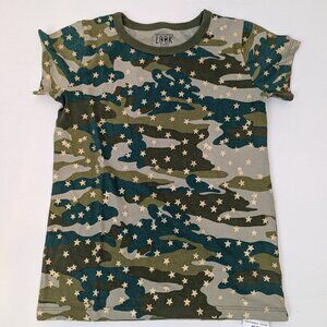 NWT Crewcuts Camo/Stars Tee, Sz Lg (10)